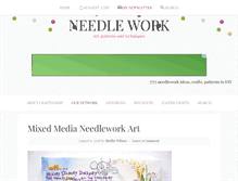 Tablet Screenshot of needlework.craftgossip.com