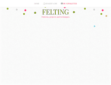 Tablet Screenshot of felting.craftgossip.com
