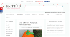 Desktop Screenshot of knitting.craftgossip.com