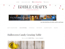 Tablet Screenshot of ediblecrafts.craftgossip.com