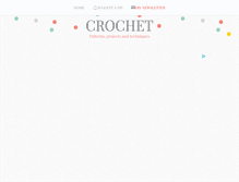 Tablet Screenshot of crochet.craftgossip.com