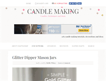 Tablet Screenshot of candlemaking.craftgossip.com