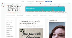 Desktop Screenshot of cross-stitch.craftgossip.com