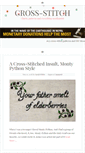 Mobile Screenshot of cross-stitch.craftgossip.com