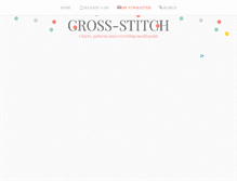 Tablet Screenshot of cross-stitch.craftgossip.com