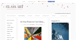 Desktop Screenshot of glassart.craftgossip.com