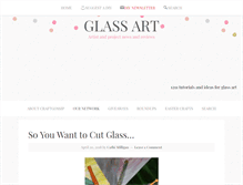 Tablet Screenshot of glassart.craftgossip.com