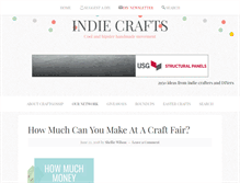 Tablet Screenshot of indiecrafts.craftgossip.com